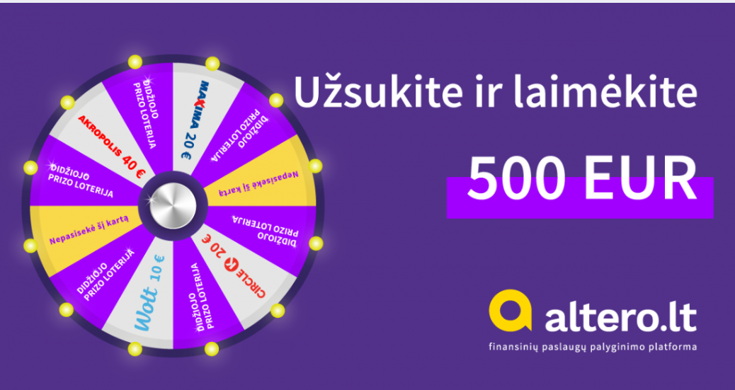 Burtų traukimas baigtas! Altero Laimės Ratas!