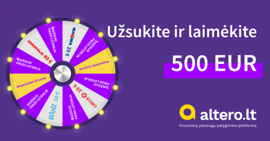 Burtų traukimas baigtas! Altero Laimės Ratas!